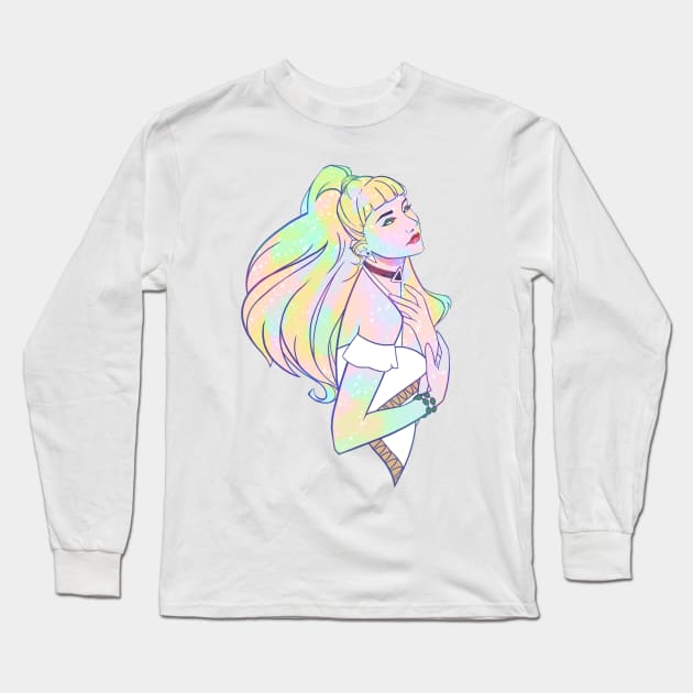 Rainbow Long Sleeve T-Shirt by charleighkat